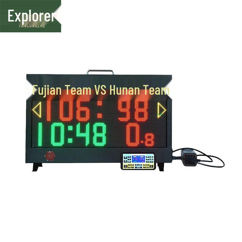Pathfinder Basketball LED Scoreboard with 24-Second Shot Clock