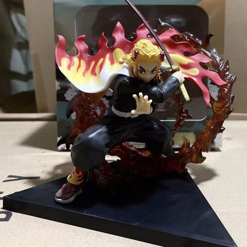 Demon Slayer Anime Action Figures Series Kamado Tanjiro Rengoku Kyoujurou Figurine Toy Decoration Collection Model Doll Toy Gift