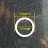 Pack of 5 Multiple Size Reducing Rings Professional Design for Cutter Blade High Quality Stainless Steel Tool Accessory