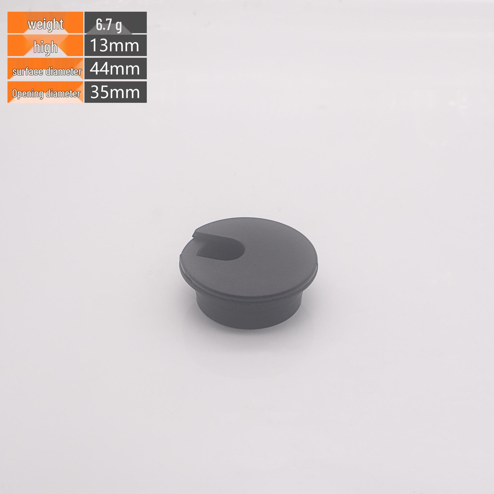 

Круглый пластиковый кабельный органайзер для настольных аксессуаров - Кабельный ввод для организации офисного и компьютерного стола