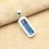 Tanzanite Gemstone 925 Sterling Silver Jewelry Handmade Pendant For Wedding Gift