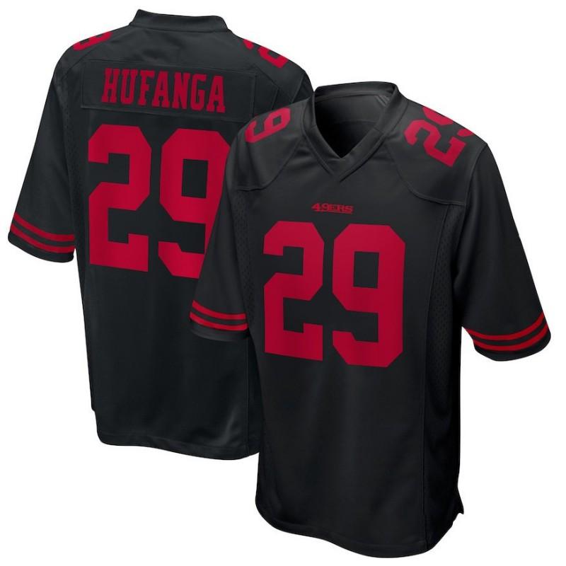 San Francisco 49ers NFL Football Jersey Mens Short Sleeve Embroidered Team Apparel White Red Black