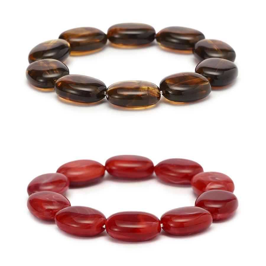 Minimalist Elegant Women Bracelet Beaded 2Pcs Premium Selected Cooling Sensation Acrylic Perfect Gift For Her Leisure Versatile