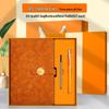 Customizable Logo Laptop Gift Set: Thickened A5 Notebook for Business Meetings