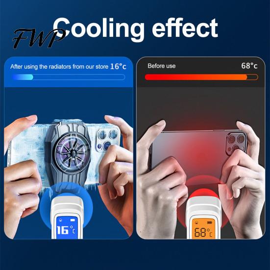 Gaming Phone Cooler for Fast Cooling Cell Fan with Low Quiet Noise Portable Mobile Radiator Iphone And Android High-speed