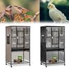 Waterproof Bird Cage Cover for Large Cages with Oxford Cloth Construction Designed To Block Light and Cages from Spills