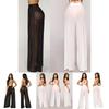 Pantalons Sexy Bohèmes en Mesh Transparent pour Femmes - Cache-maillot pour Plage et Fêtes au Bord de la Piscine