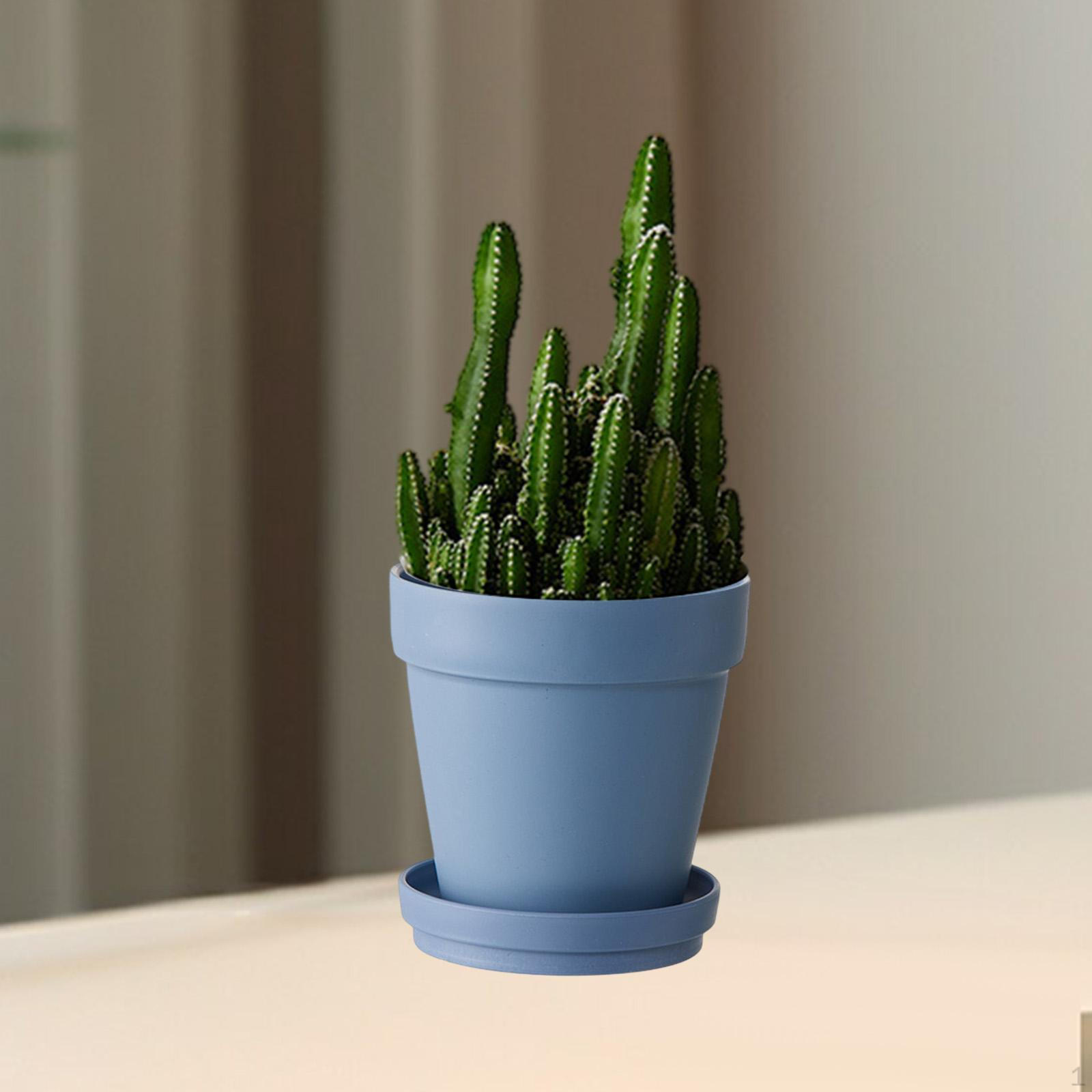 

Цветочный горшок, кашпо, настольный декор, детская комната с дренажными отверстиями для растений, поделки, свадьба синий