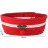 Handmade Red Cherry Basket Creative Cute Woven Storage Basket Large Capacity Exquisite Clothing Sorting Basket Desktop
