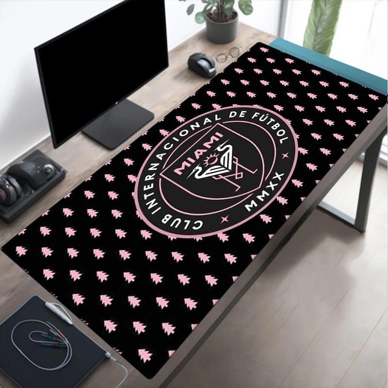 Inter Miami Fc Crest Mouse pad Mouse pad, Gaming Mouse Pad, keyboard pad, Desk Decor for computer notebook Fan Gift Birthday Gift