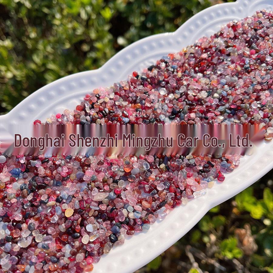 Pink Spinel Tumbled Stone Ornament for Decoration, Phone Case, Nail Art & Children's Science Exploration.