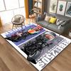 Motorcycle GP Mountain biking Speed Doormat Rug Carpet Mat Footpad Bath Mat Polyester Non-slip Kitchen Bedroom Washable