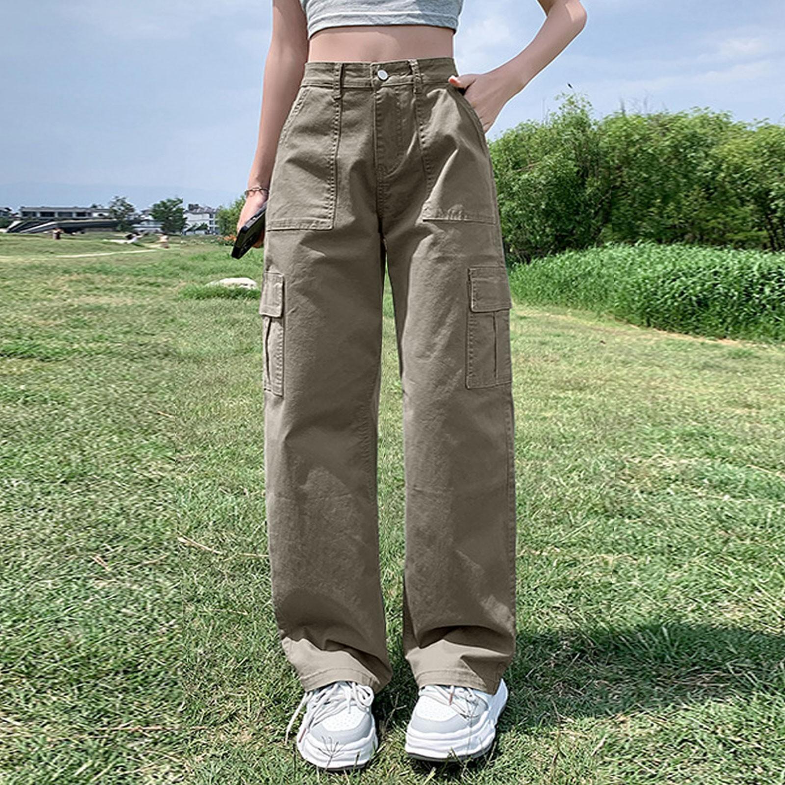 

Женские мешковатые джинсы в стиле хип-хоп, широкие джинсы со средней и низкой талией, свободные джинсы-бойфренды, винтажные джинсовые брюки XL хаки
