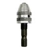 Convenient and Efficient Hex Shank Drill Bit Tool Adapter Black/Silver