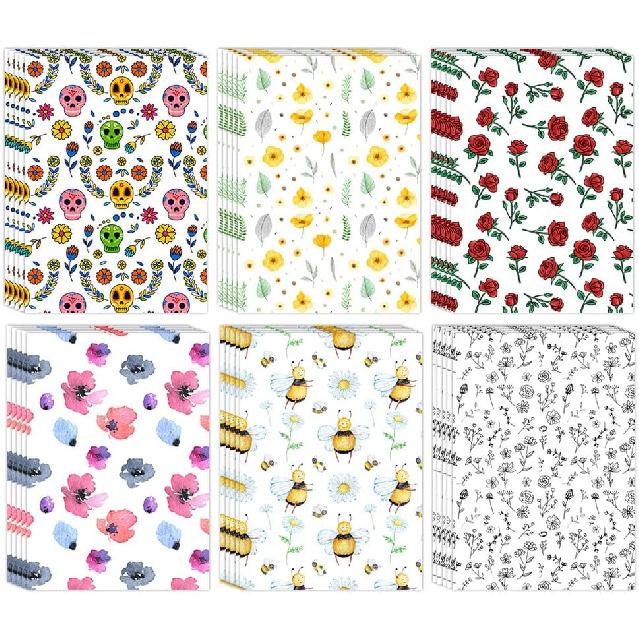 Flower Release Papers for Diamond Painting, Pack of 60 Floral Release Sheets Single Side Paper Cover Replacements for 5D Diamond Art Tool