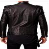 NOORA Men's Real Leather Black Jacket ST038