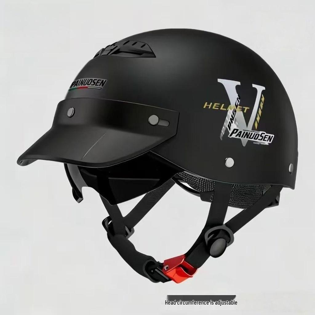 Unisex All-Season Electric Scooter & Motorcycle Helmet with Summer Sun Protection