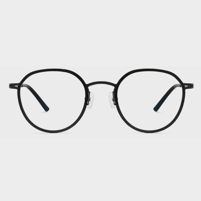 LOOKING4U NeoRetro B5153 C1 Blaulichtblockierende Brille Schwarz Blau