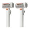 Pettine Auto-Districante per Animali 2 in 1 Strumento per la Rimozione del Sottopelo Rastrello Delicato per Sottopelo Spazzola per Animali Rimuove Pelo Morto Previene Nodi Grovigli per Pelo Lungo