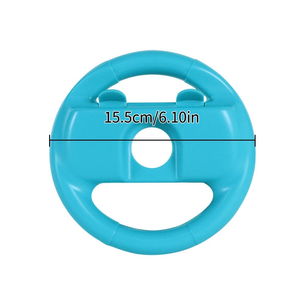 2Pcs Left Right Game Steering Wheel Controller Handle Holder Grip JoyCon Controller Gamepad For Nintendo Switch OLED Accessories