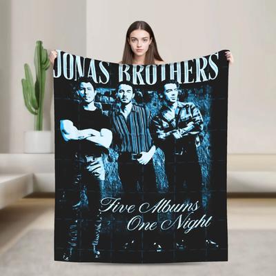 Manta Suave para Tour Music Brothers para Sofá Silla Cama Colcha de Otoño de Calidad para Estudiantes