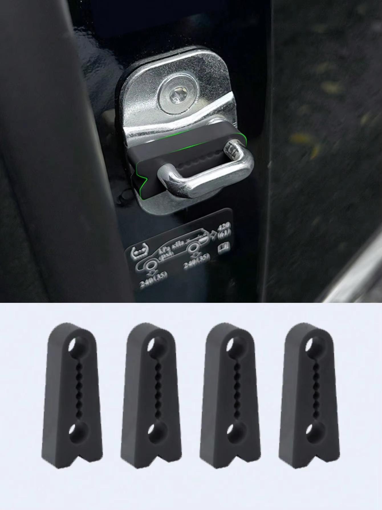 

4-Pack Car Door Lock Cushions – Silicone Shock-Absorbing & Noise-Reducing Pads, Universal Fit for All Vehicles