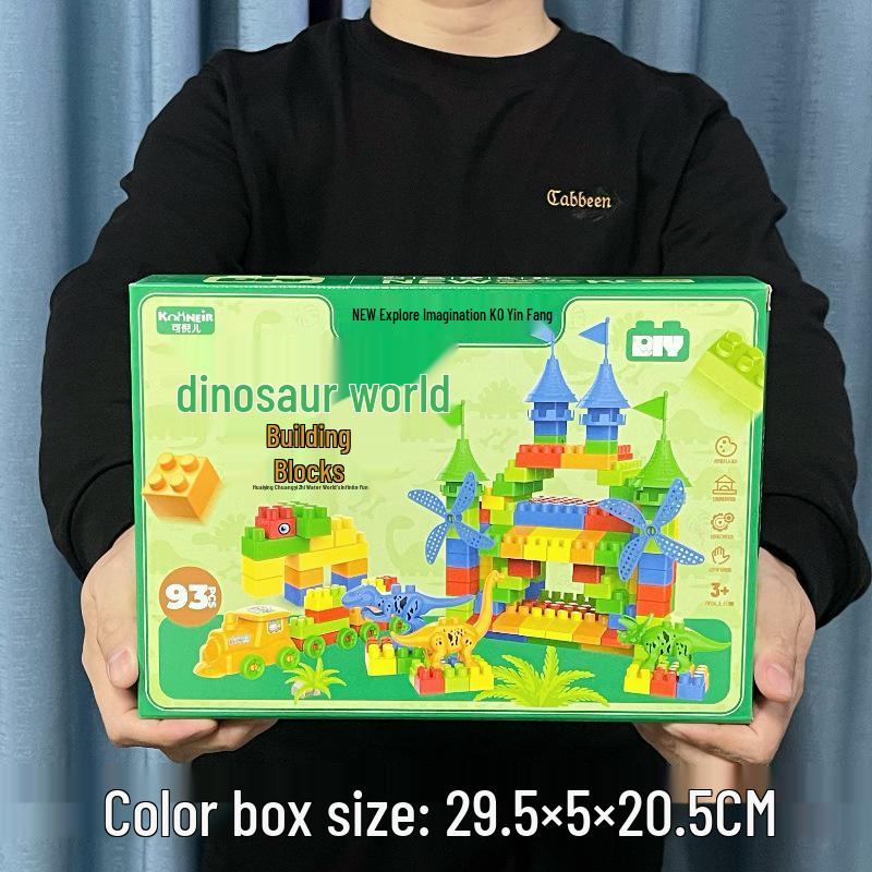 

3D Cartoon Dinosaur Building Blocks - Educational DIY Toys for Kids