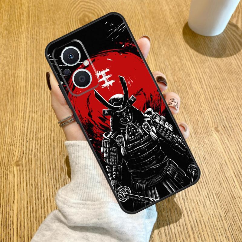Japanese Samurai Case For OPPO Reno 4Z 5Z 2Z 8T 3 7 Reno 8 4 5 6 Lite Find X2 X3 Lite Neo X5 X6 Pro Cover