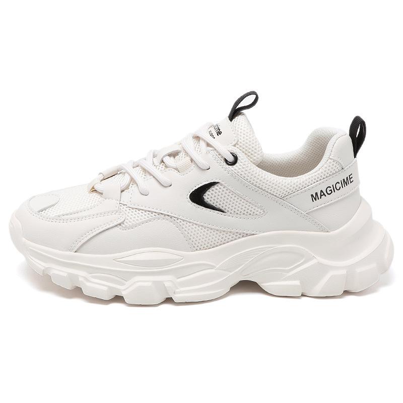 Augustine dad shoes autumn new student sports white shoes platform running casual shoes ins