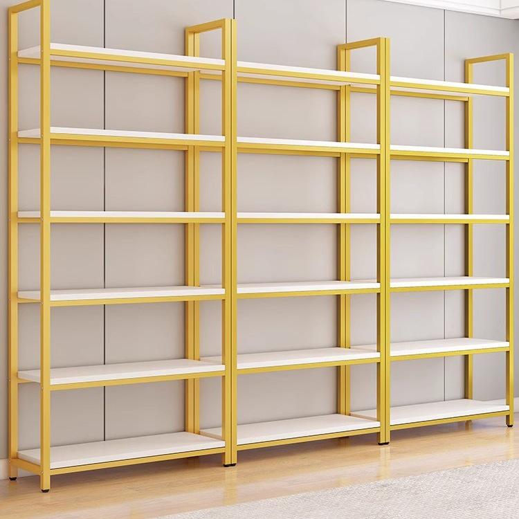 Steel & Wood Multi-Layer Display Rack for Supermarkets and Convenience Stores