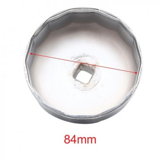 83-84mm 14 Flutes Car Oil Filter Cap Wrench Socket Remover Tool