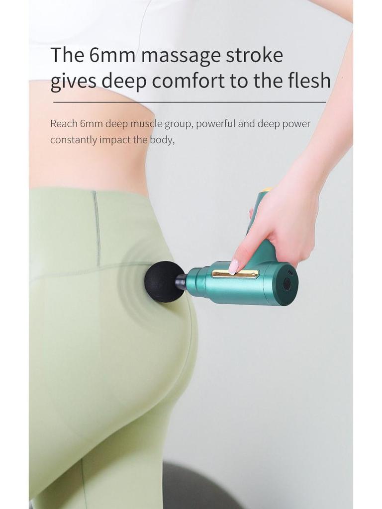 Portable USB Mini Electric Fascia Massager for Muscle Relief
