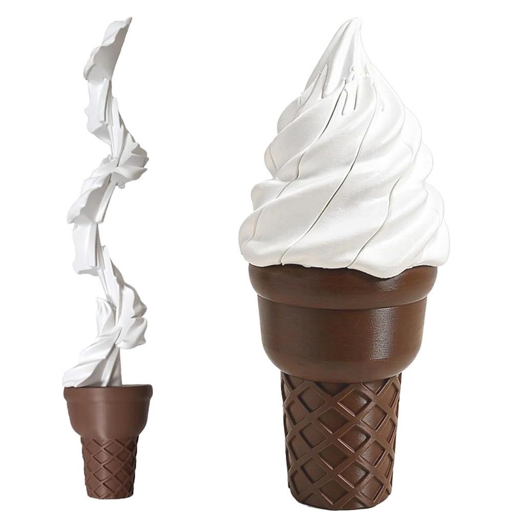 Funny Telescopic Ice Cream Toy Spiral Style Extendable Prank Toy Retractable Toy Adults