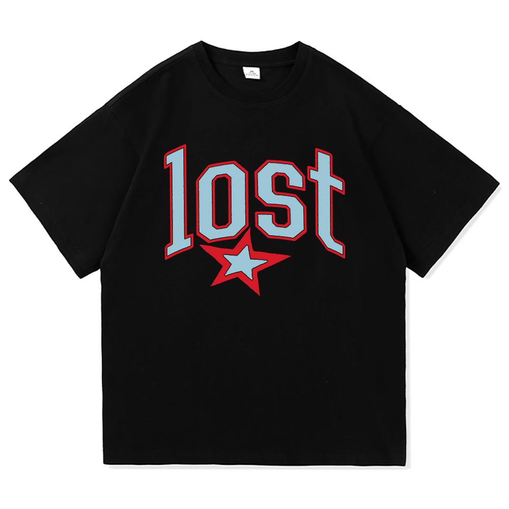 

Футболка Mgk Lost Americana Album 2025 Пісня Кліше Ретро Чоловічий/жіночий одяг Хараджуку Високоякісний одяг Вінтажні бавовняні футболки M