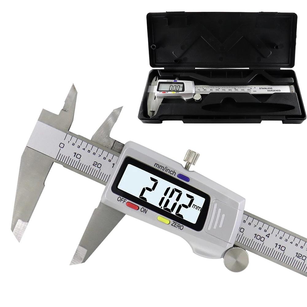 

6-Inch 150mm Digital Vernier Caliper - Stainless Steel Electronic Measuring Tool (Precise, Durable & High-Accuracy)