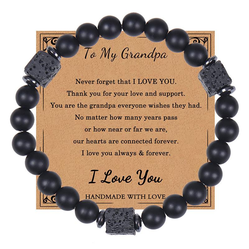 JYL TS Bracelet Birthday Gift  Carded Beaded Celebrates Life & Abundant Blessings