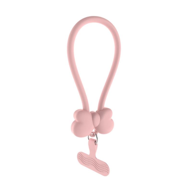 Fashionable Butterfly Design Phone Wrist Strap Soft Silicone Mobile Phone Lanyard For Daily Convenience
