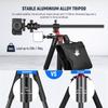 NEEWER 200cm Camera Tripod Monopod with Center Ball QR and Horizontal Tripod with Overhead Camera Mount for Overhead Suitable for Made of Aluminum