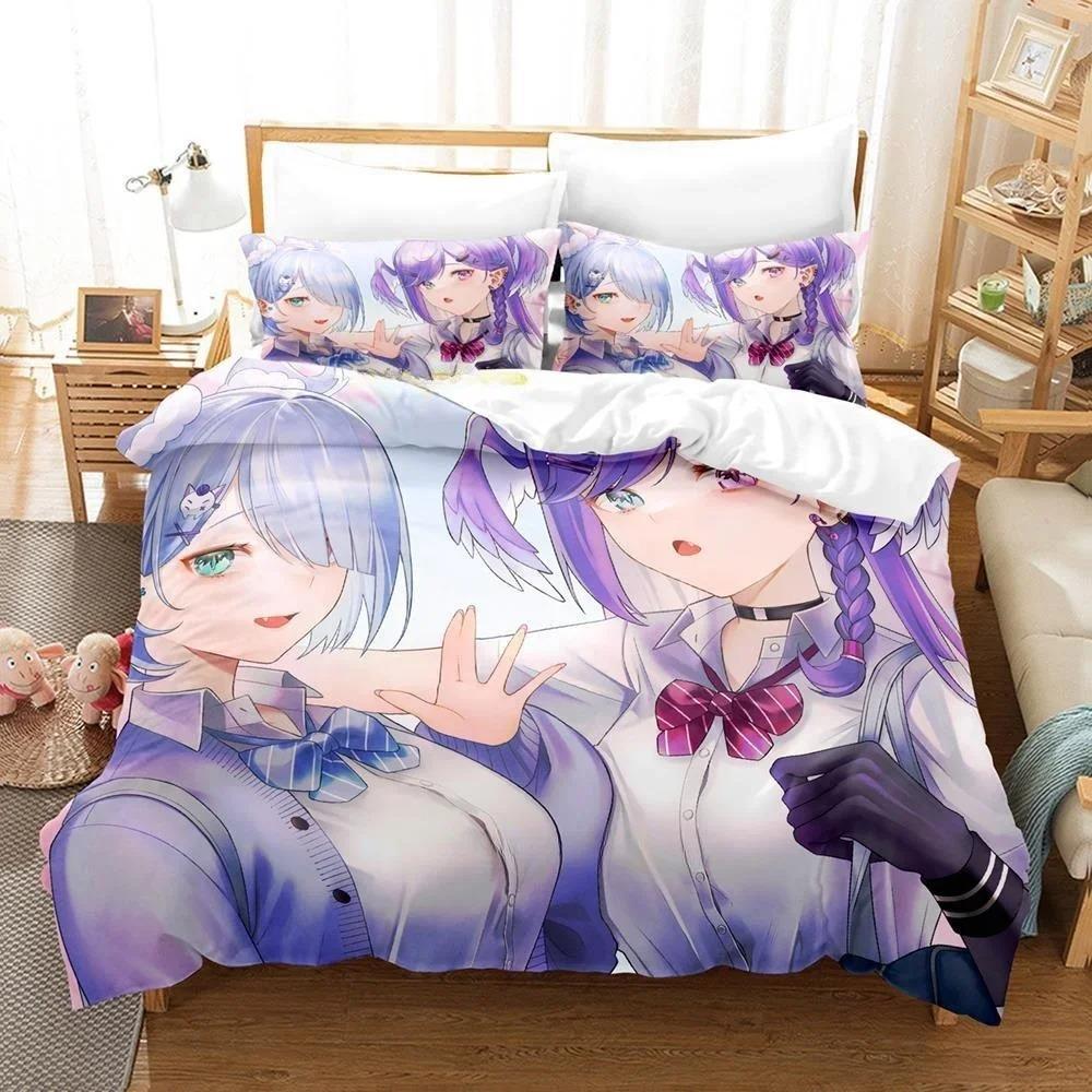 3D Print Anime Kawaii Girl Elira Pendora Bedding Set Single Twin Full Queen King Size Bed Set Adult Kid Bedroom Duvet Cover Sets