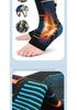 1Pc 3D Knit Elastic Jersey Fabric Ankle Support Compression Sleeve for Outdoor Mountaineering Fitness Sports Stabilization