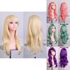 Cross Border Anime Cosplay Wavy Wig With Heat Resistant Fiber For Women