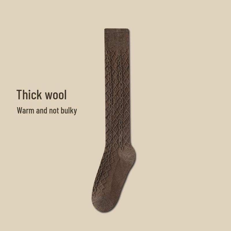 Women's Knee-High Calf Socks for Autumn and Winter