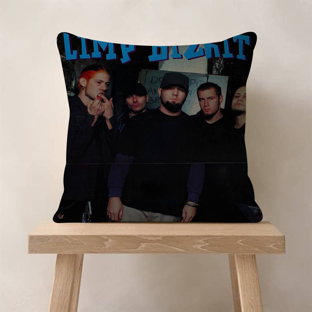 PC Limp BBizkit Cushion Cover Car Throw Pillow Case For Sofa Car Christmas Gift