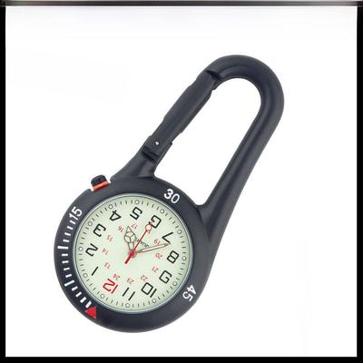 Montre d'alpinisme multifonction à cadran fluorescent avec boucle de sécurité pour l'escalade