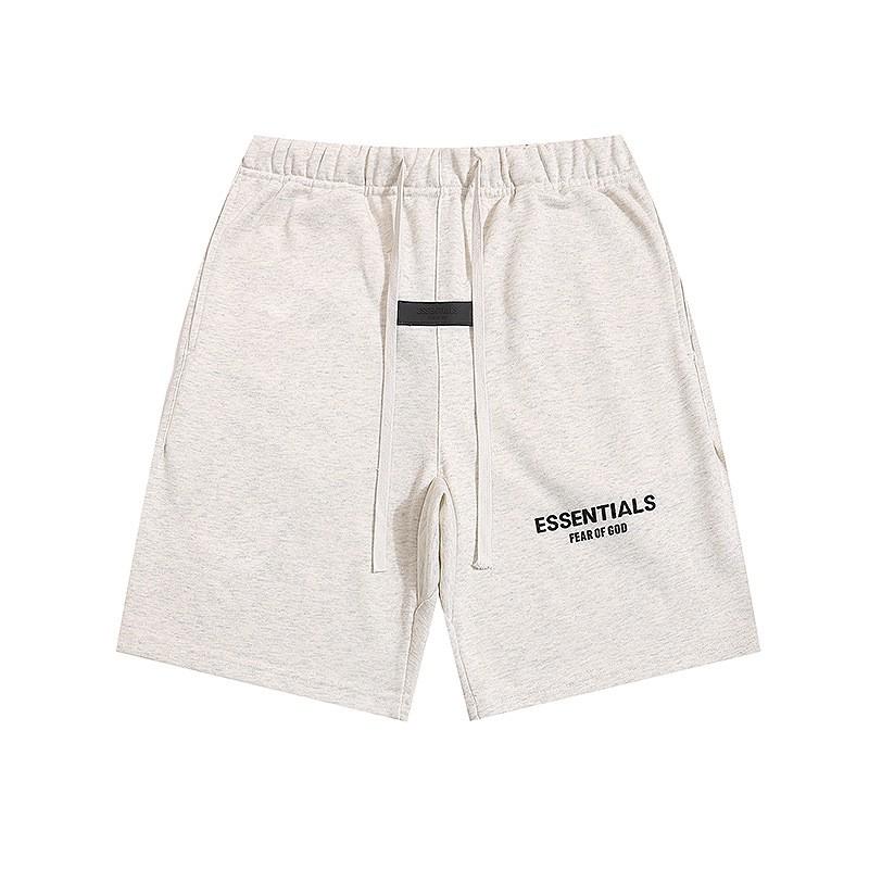 FOG ESSENTIALS Pánské bavlněné kraťasy Volný střih Streetwear Ležérní teplákové