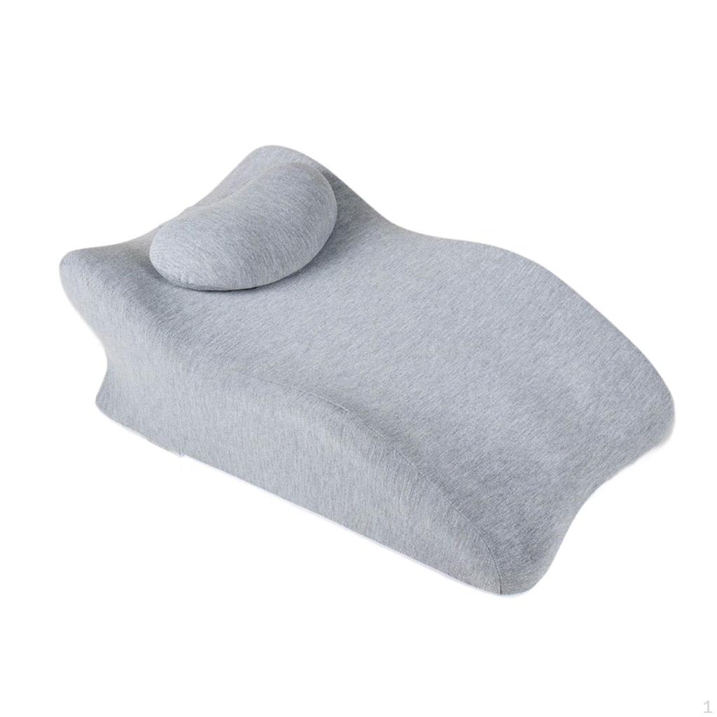 Bed Pillow for Back Support, Leg Positioning Pillow, Removable Cover