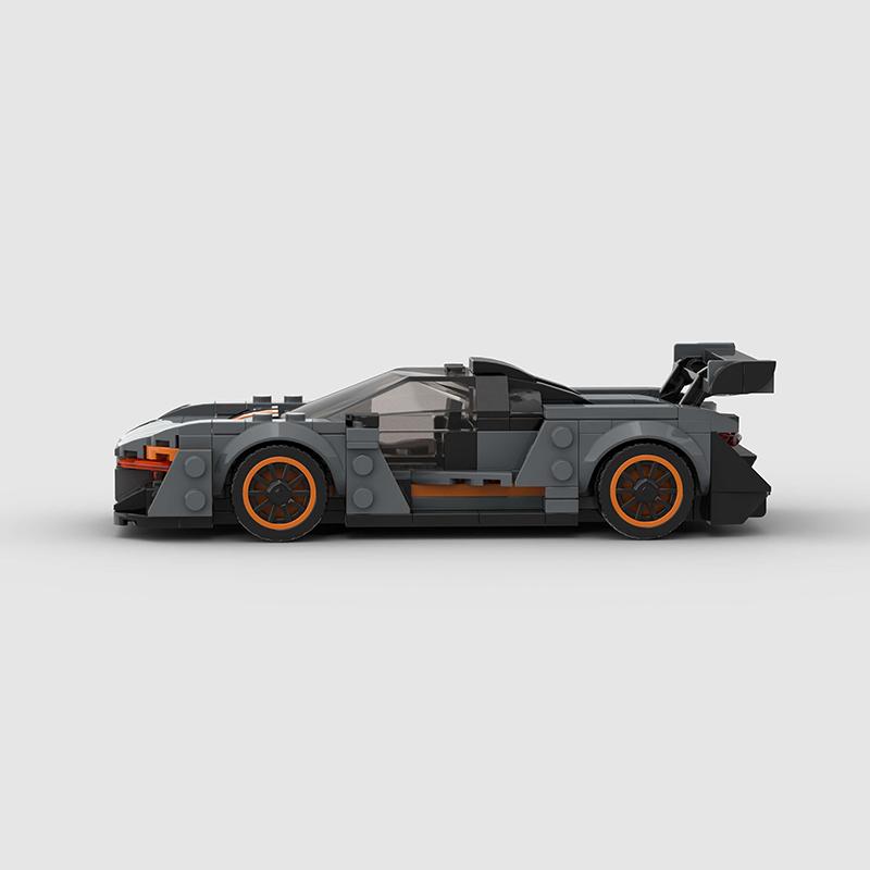 MOC Technical Model Racer Car Building Blocks City Vehicle Bricks Sets Racing Supercar Kids Gift Toys Senna