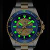 CURREN Fashion Business Men's Watch Quartz Waterproof Night Light Unique Rotating Bezel Luxury Watches