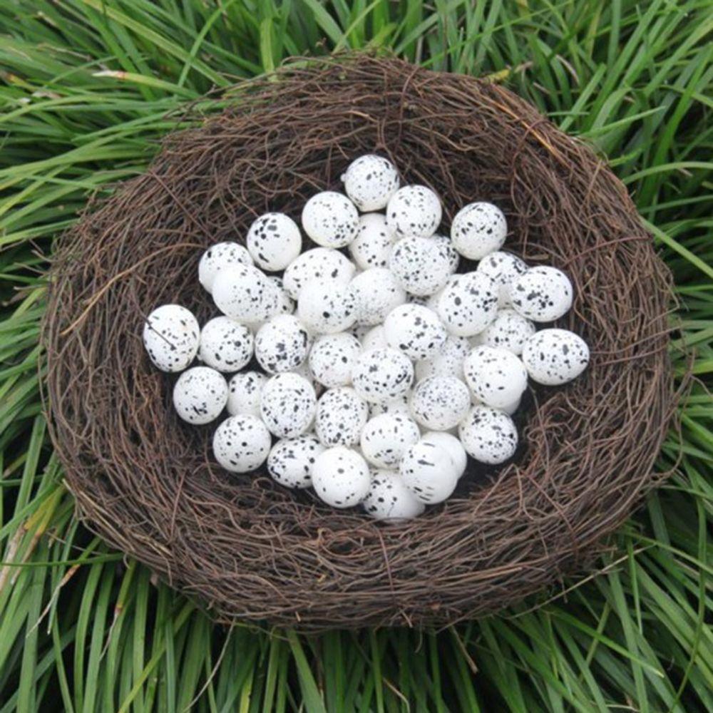 Artificial 10pcs/lot Bubble Children Favor DIY Quail Egg Dove Eggs Toys Easter Gifts