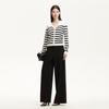 VEROMODA Lyocell Blend Striped V-Neck Cardigan